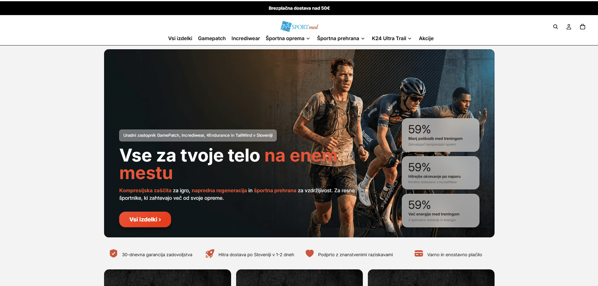 Spletna stran SPORTmed
